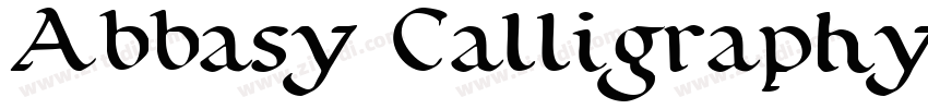 Abbasy Calligraphy字体转换